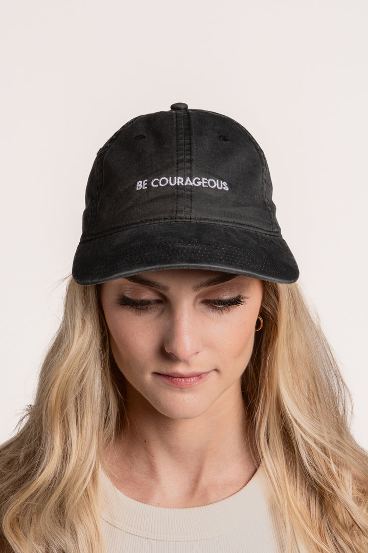 Be Courageous Faded Cap