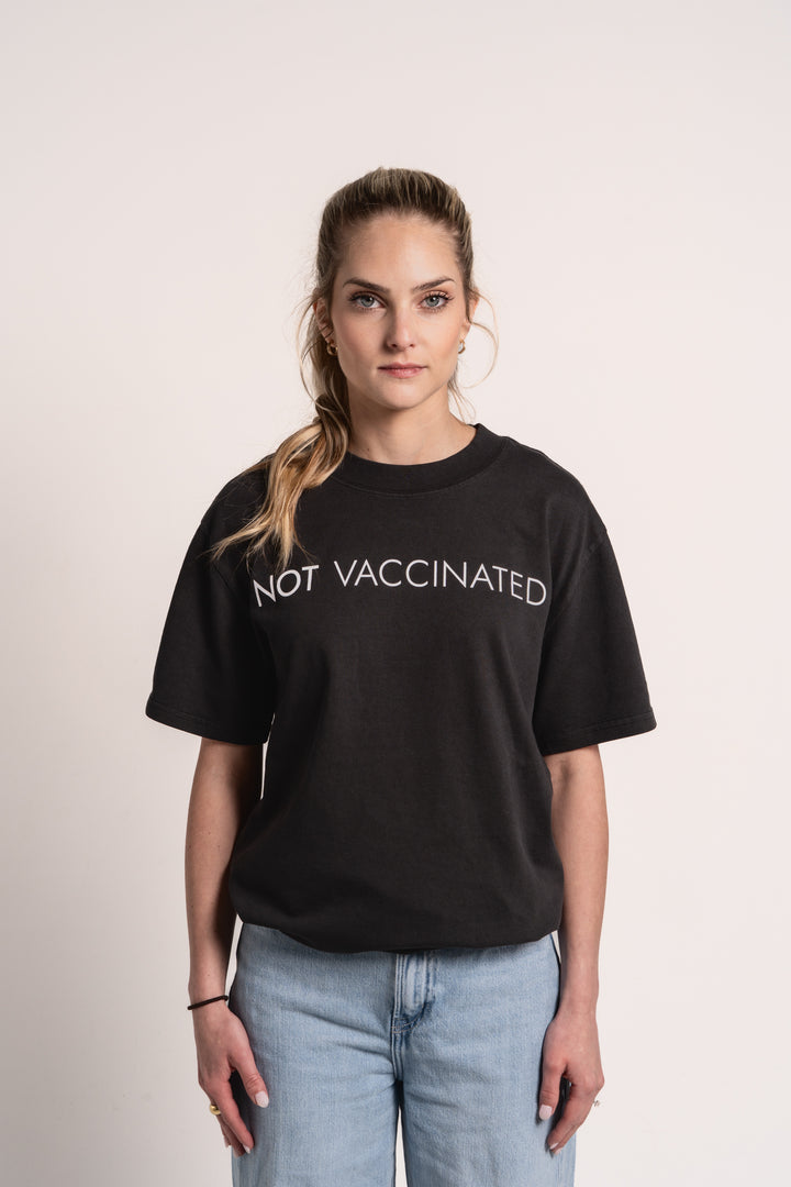 Not Vaccinated Heavy Faded Tee
