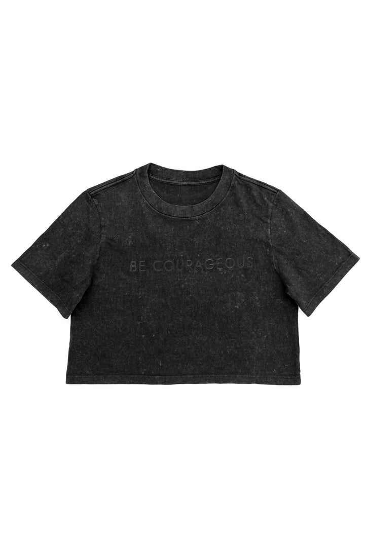 Be Courageous - Women's Crop Tee