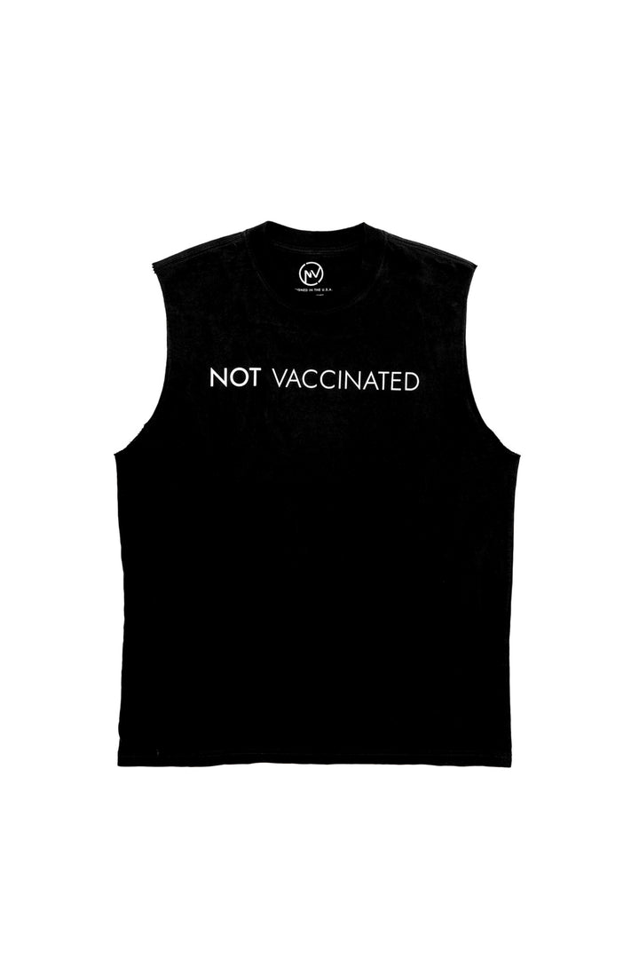 Not Vaccinated Heavy Faded Tank