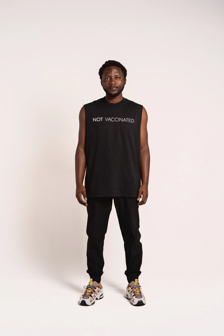 Not Vaccinated Heavy Faded Tank