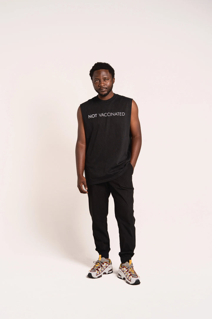 Not Vaccinated Heavy Faded Tank